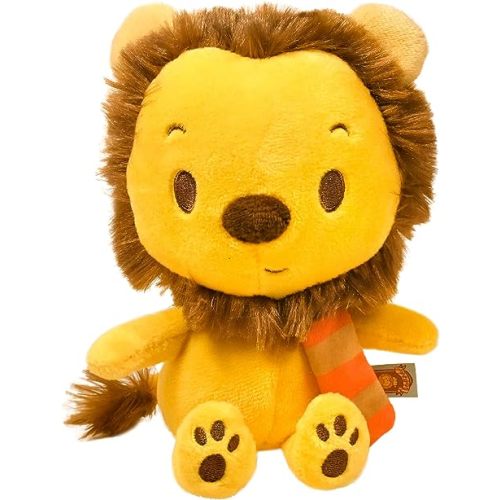 KIDS PREFERRED Harry Potter Gryffindor Lion Plush Stuffed Animal with Red and Gold Stripped Scarf Hogwarts House Collectible for Babies, Toddlers, and Kids 6 Inches