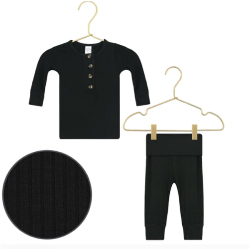 Saylor Ribbed Top + Bottoms