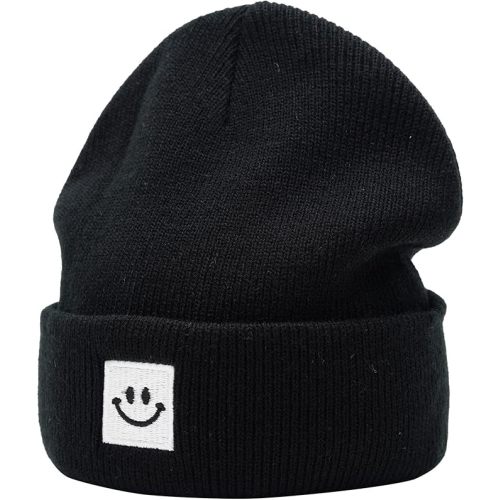 55cube Baby Beanie 0-6 Months 6-12-24 Months 2-5-8 Years Kids Winter Hat - 6-36 Months - Black