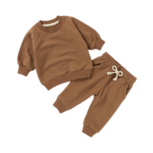 Organic Cotton Sweatsuit Set, 6-12M