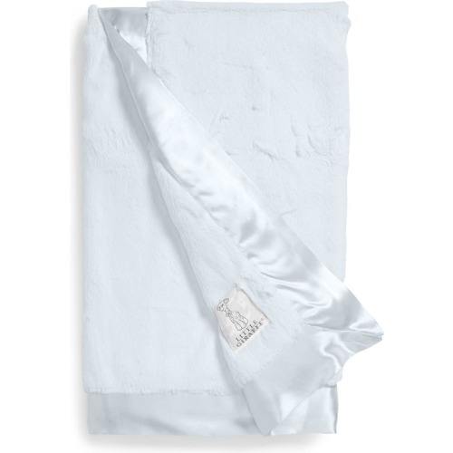 Little Giraffe Luxe Baby Blanket, Blue