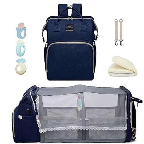 Diaper Bag with Changing Station,Diaper Bag Backpack,Diaper Bag,Large Capacity,900d Excellent Oxford(Ungrade Blue