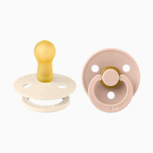 Natural Rubber Pacifier (2 Pack) - Blush / Ivory