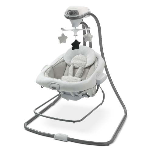 Graco Simple Baby Infant Soothe DuetConnect LX Swing and Portable Bouncer