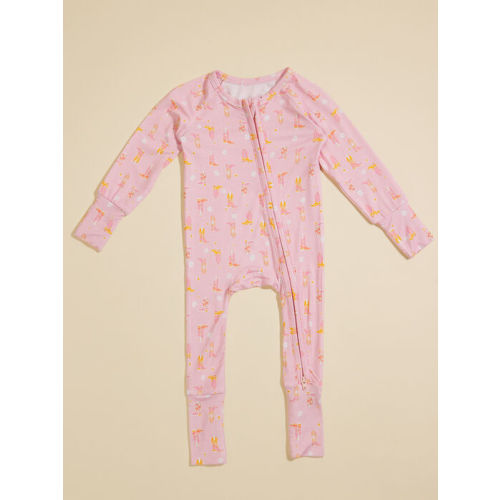 Western Cowgirl Boots Pink Sleeper | Tullabee