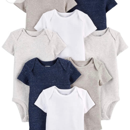Simple Joys by Carter's Unisex-Baby 8-Pack Short-Sleeve Bodysuit
