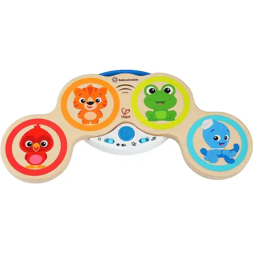Baby Einstein Magic Touch Wooden Drum Musical Toy, Ages 6 months Plus