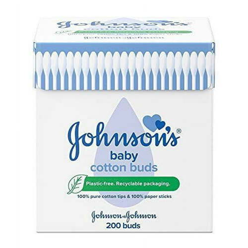 Johnson's Baby 100% Pure Cotton Buds - 200 Buds