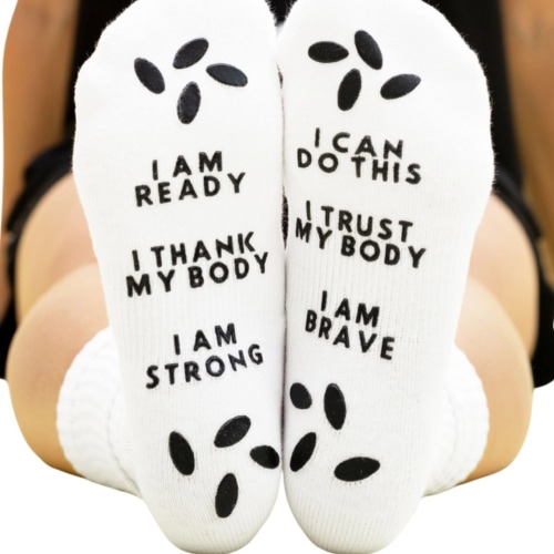 Birthing Affirmation Socks by Sunflower Motherhood – Jhula