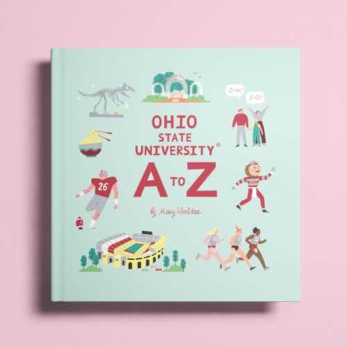 Ohio State University A to Z Children’s Book, OSU Alphabet Book for Kids, Buckeye Family Gift
