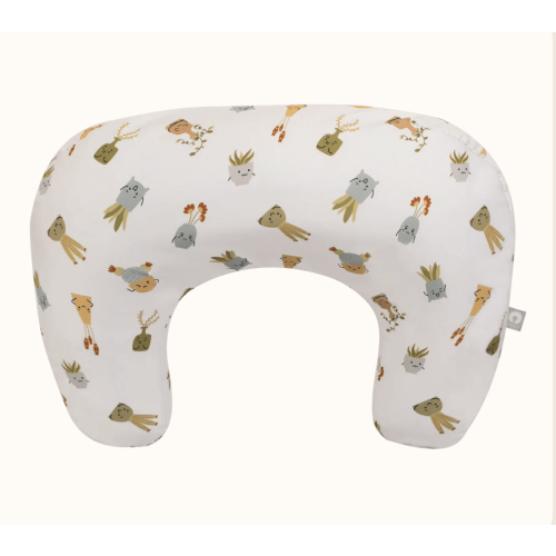 New Boppy Nursing Pillow - Supportive Breastfeeding Pillow | Boppy (Tan happy plants)