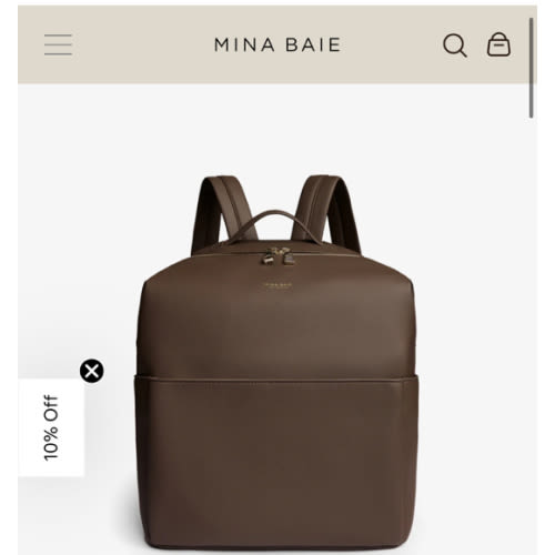 Stevie Backpack Vegan Full- Coco