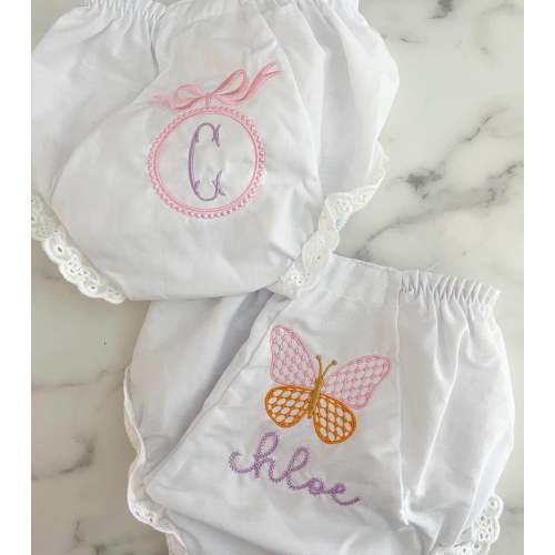White Lace Diaper Cover
