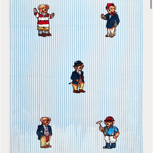 Teddy Bear Stripe Throw Blanket | Ralph Lauren