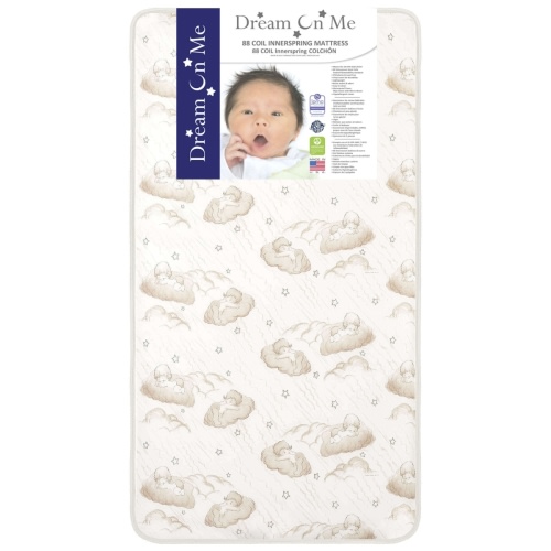 Twilight 5″ 88 Coil Innerspring Crib And Toddler Mattress
