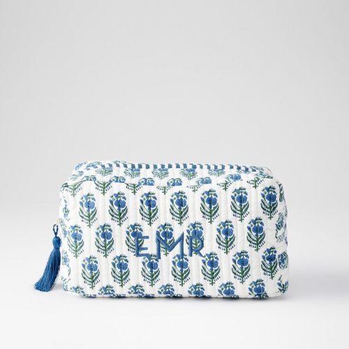 Block Print Travel Pouch