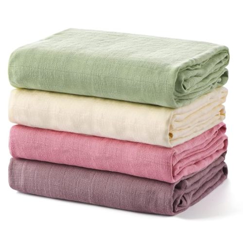 Momcozy Muslin Swaddle Blankets, 4 Pack