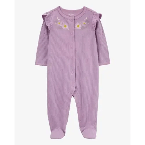 Baby Floral Snap-Up Thermal Sleep & Play Pajamas - Carter's | Carter's