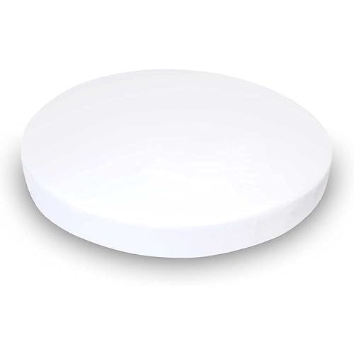 Fitted Round Crib Sheet, 100% Cotton Jersey Hypoallergenic Sheet