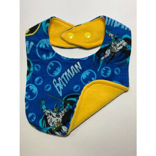 Batman Bat Signal Baby Bib
