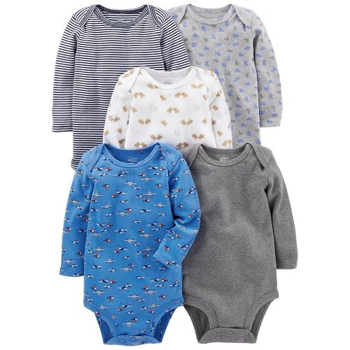 Simple Joys by Carter's Unisex Babies' Long-Sleeve Bodysuit