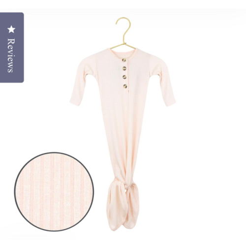 Rosie Ribbed Knotted Gown – Lou Lou & Company