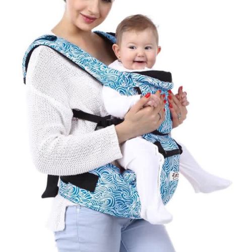 Hip Rider Plus 5-in-1 Hip Seat Carrier - Blue/White