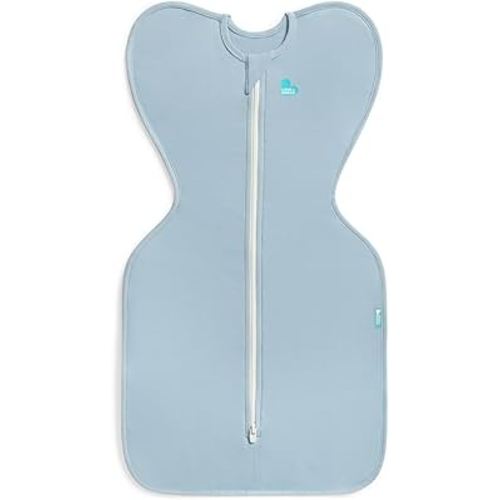 Love to Dream Swaddle, Baby Sleep Sack, Swaddle Up Self-Soothing Swaddles for Newborns, Get Longer Sleep, Snug Fit Helps Calm Startle Reflex, Lite 0.2 Tog, 5-8.5 lbs, South Blue