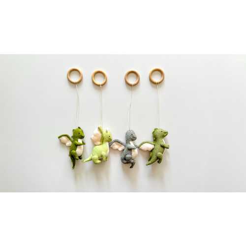 Dragon baby gym hanging toys
