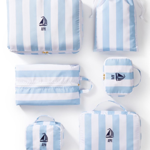 Cabana Stripe 6 Piece Packing Cube Set