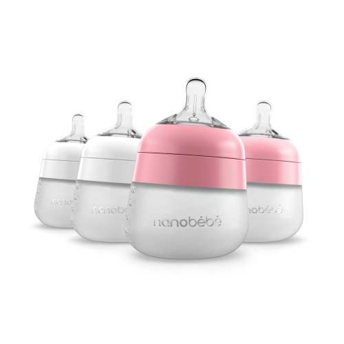 The Flexy Silicone Baby Bottle - FREE SHIPPING! BPA-Free, Anti-Colic – Nanobébé