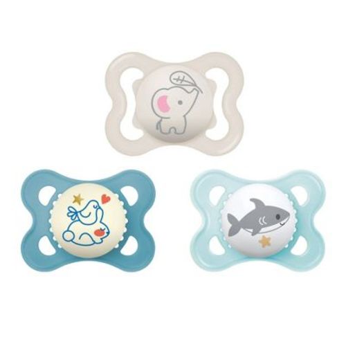 Mam Pacifier Variety Pack 0-6m - 3pk - Boy