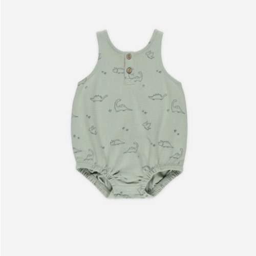 Sleeveless Bubble Romper || Dino – Cheeky Baby Boutique Rome