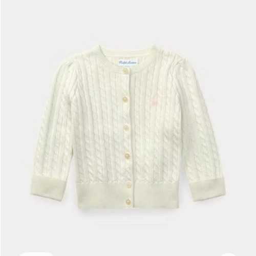Mini-Cable Cotton Cardigan | Ralph Lauren