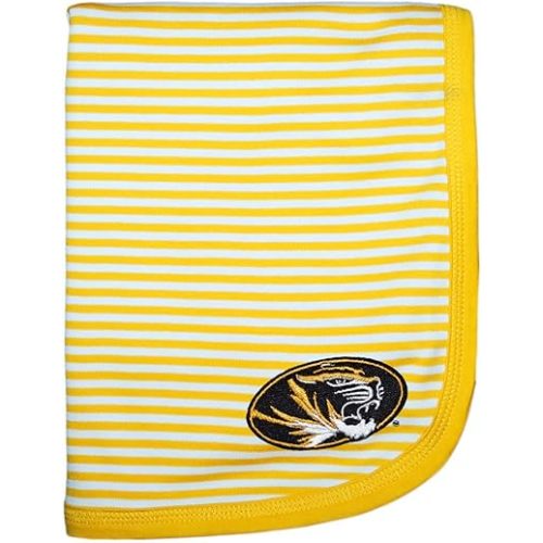 Creative Knitwear Missouri Tigers Striped Baby and Toddler Blanket