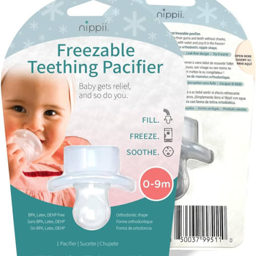 Nippii Freezable Orthodontic Pacifier for Teething