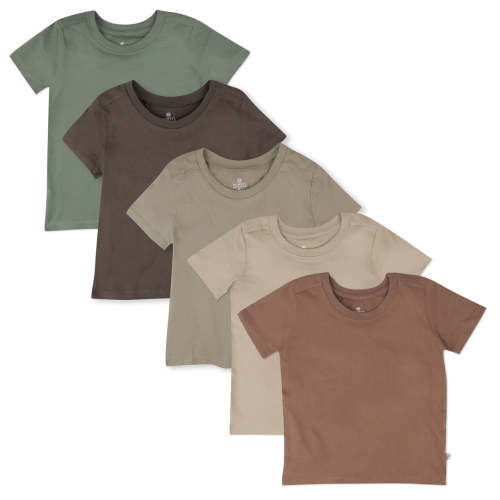 5-Pack Organic Cotton Short Sleeve T-Shirts | Honest Baby Clothing