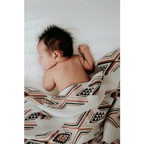 Niho 100% Knitted Cotton Blanket