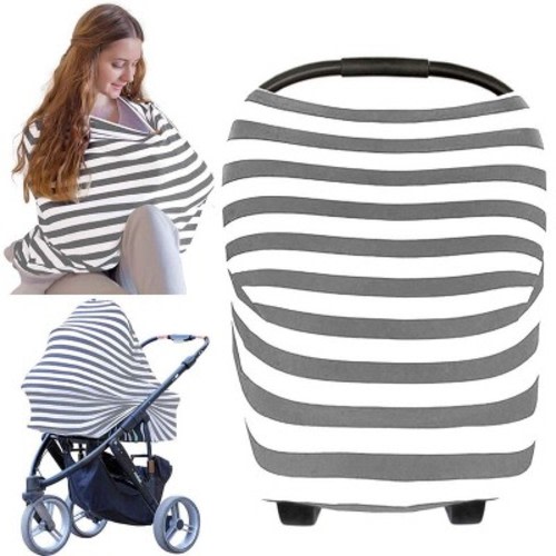 KeaBabies Car Seat Cover for Babies, Multi-Use Nursing Cover, Infant Carseat Cover, Breastfeeding Cover, Stroller Cover