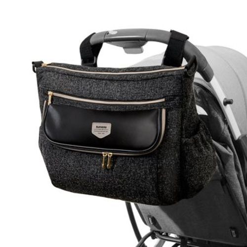 Tweed Luxe Stroller Organizer-Gray