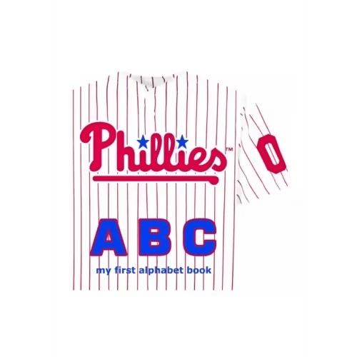 Philadelphia Phillies WHITE ABC Children's Book - 77480006