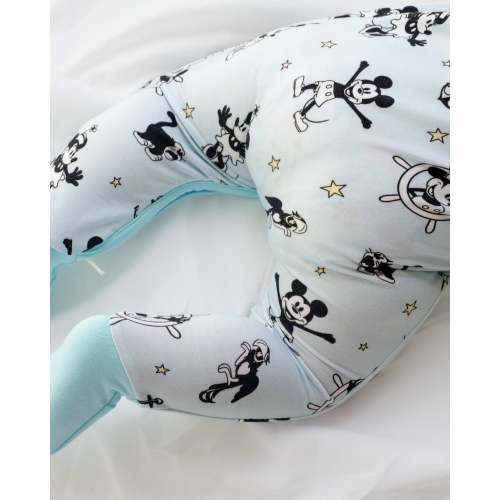 Steamboat Willie Blue Zip Romper – Dreamy Bamboo
