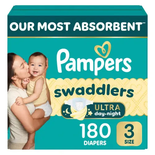Pampers Swaddlers Ultra Diapers Sizes 3 - 7 | Costco