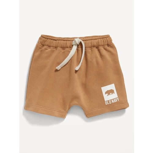 Unisex Logo-Graphic Pull-On Shorts for Baby