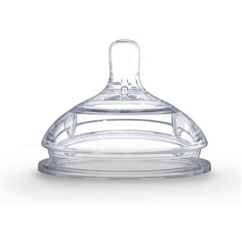 Comotomo Silicone Replacement Nipple, Slow Flow, 0-3 Months, 2 Count - 0-3 Month (2 Count)