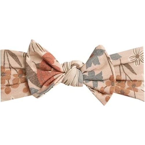 Copper Pearl Baby Bows: Stylish Headbands for Baby Girls, Premium Soft and Stretchy Baby Headbands, Perfect for Newborns, Trendy Designs - Eden