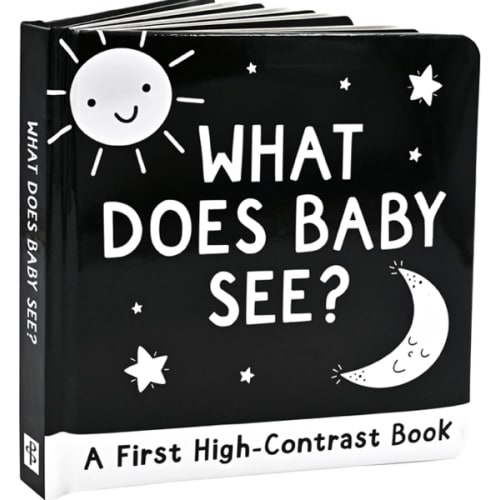 What Does Baby See? A High-Contrast Board Book (Padded Cover)