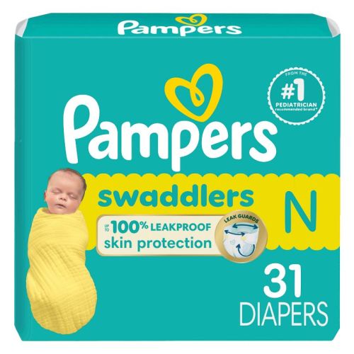 Pampers Swaddlers Sensitive Disposable Diapers - Size 0 - 84ct