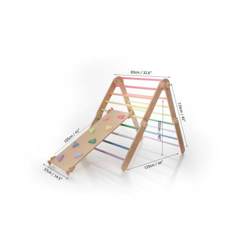 Transformable Climbing Triangle and Slide