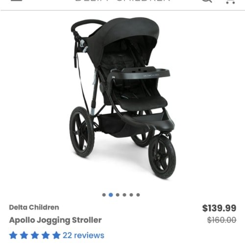 Apollo Jogging Stroller - Delta Children